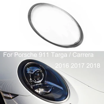 Объектив Фары автомобиля Для Porsche 911 Targa/Carrera 2016 2017 2018 Замена Крышки фары Auto Shell
