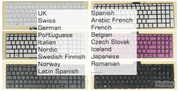 Чешская, словацкая, исландская, Японская клавиатура RO для HP 15q-bu100, 15q-by000, 15-ra000, 15-rb000, 15t-bs000, 15t-bs100, 15z-bw000 с подсветкой/Без